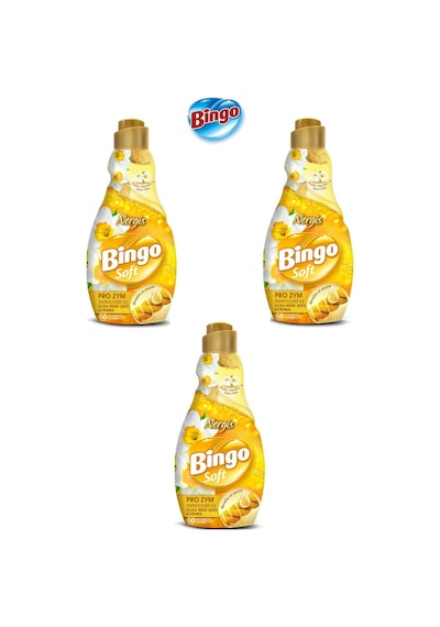 Bingo Konsantre Çamaşır Yumuşatıcısı Nergis 1440 Ml X 3 Adet 3'lü Set