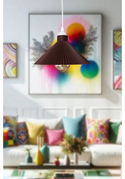 Salon Avize,mutfak Avize,14 Farklı Renk Yatak Odası Avize,pinterest Avize, Bohem Avize E27 Duy Koyu Kahverengi
