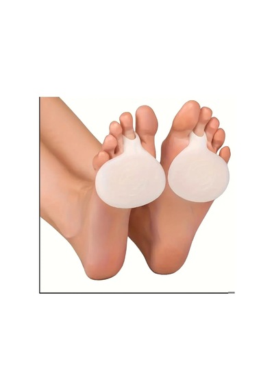 Quanzhou 2 Adet Rahat Silikon Metatarsal Pedler - Şok Emici, Nefes Alabilen&dayanıklı Ayak Bakım Bej