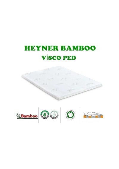 Uzunbebe Heyner 110X190 Bamboo Visco Yatak Pedi 110X190 Visco Ped