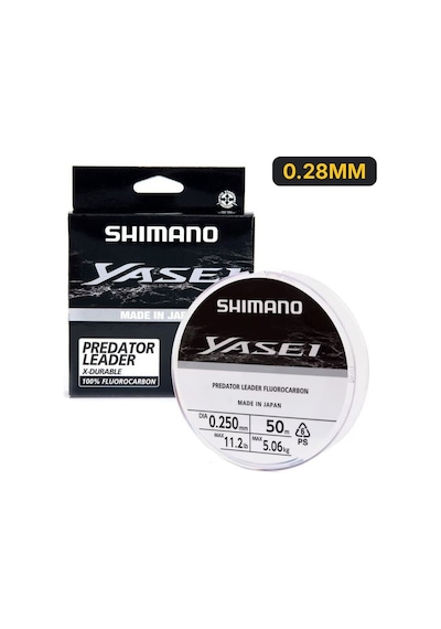 Shimano Yasei Predator Fluorocarbon Leader Misina 0.28mm