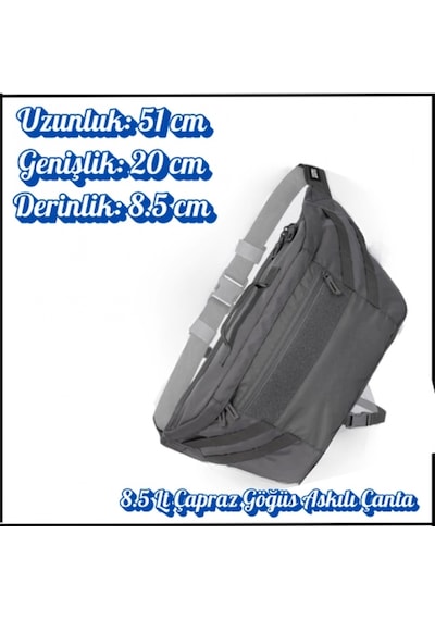 Uyguna-yakala 8.5 Lt-çapraz Göğüs Askılı Çanta-nta.334 Çok Renkli