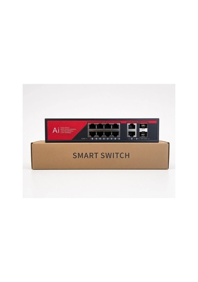 Ezcool Ez-08psx-sfp 8 Port 8ge+2ge+2sfp 120w Gigabit Poe Switch