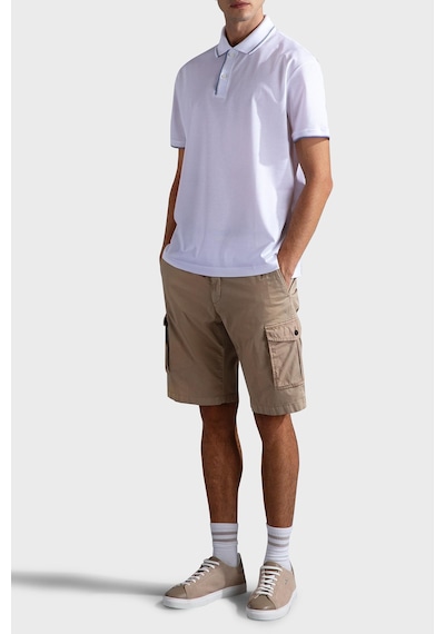 Paul & Shark Erkek Polo Yaka T Shirt 24411259 010 Beyaz Beyaz