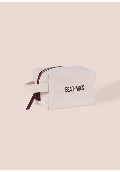 Kynd Beach Vibes Organizer Çanta 19x9x12 Cm Bej