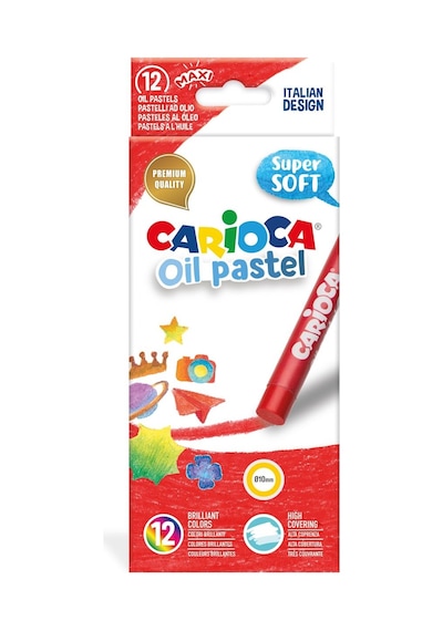 Carioca Yağlı Pastel Boya Kalemi   12li