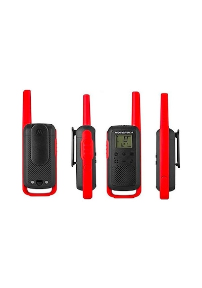 Motorola TLKR-T62 Pmr 2'li El Telsizi Kırmızı
