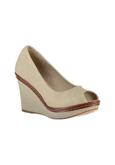 Fox Shoes Bej Kadın Dolgu 9674040305