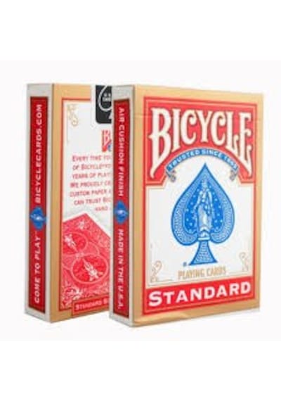 Bicycle Standart Index Oyun Kağıdı Kartı Destesi Kartları Kırmızı