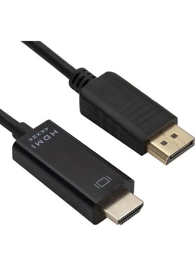 Displayport To Hdmi Kablo Altın Uçlu 4k 1.8mt Yüksek Çözünürlük