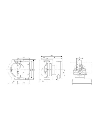 Grundfos Magna1 32-60 180 Mm 25-40.000 Kazan İçin Frekans Konvertörlü Sirkülasyon Pompası 6mss 9m³/h