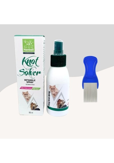 Kıtık Açıcı Kolay Tarama Spreyi + Bit Pire Tarağı Mavi