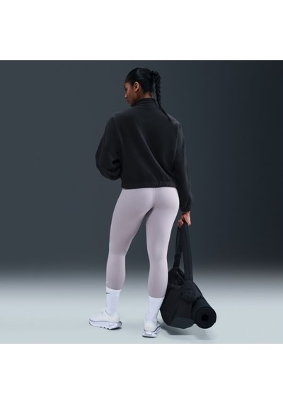 Nike One Therma-fıt Hz Top Polar Oversıze Kadın Siyah Sweatshirt-sportxstore