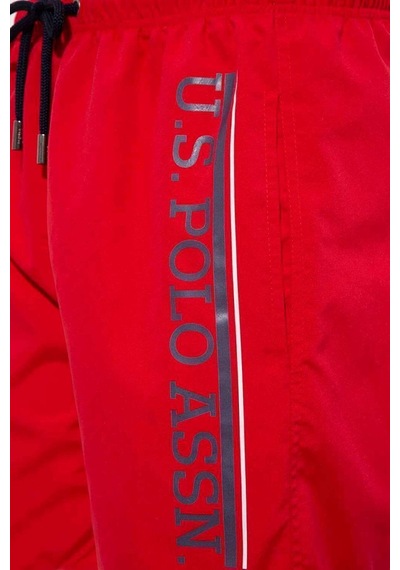 U.s. Polo Assn Erkek Orta Boy Deniz Şortu - 22000 Kırmızı