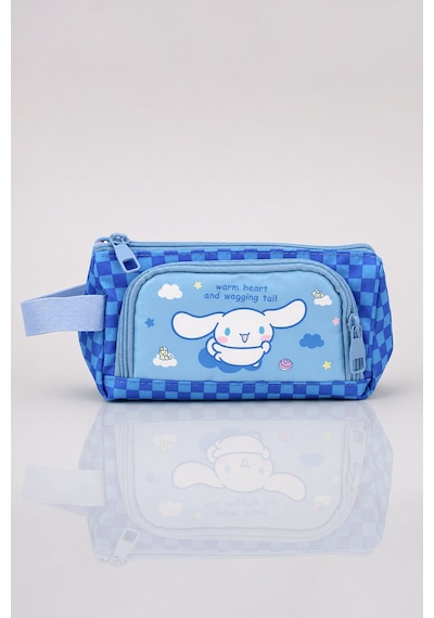 X Dekomus Lisanslı Cinnamoroll Yeni Sezon Blue Cloud Collection Kalem Çantası Açık Gri