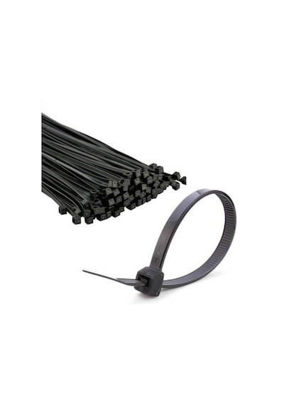 Kablo Bağı 4.8 X 400 Siyah 100 Ad