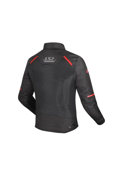 Ls2 Breeze Mont Siyah-kırmızı
