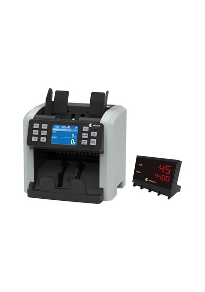 Mühlen Raptor C67 2xcıs Üstten Besleme Karışık Sayma Makinesi Çoklu Ülke Multi Paralar İçin
