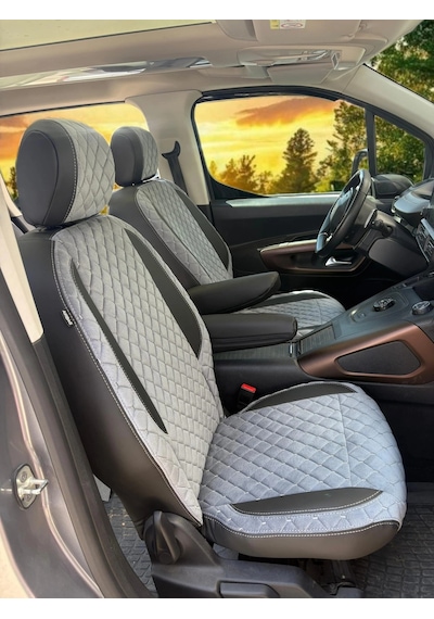 Peugeot Rıfter - Kenar 900 Deri - Orta K Gri Taytüyü