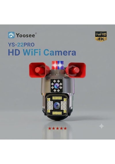 Wifi Çift Kameralıı 5 Mpli Dış Mekan Ys-22pro