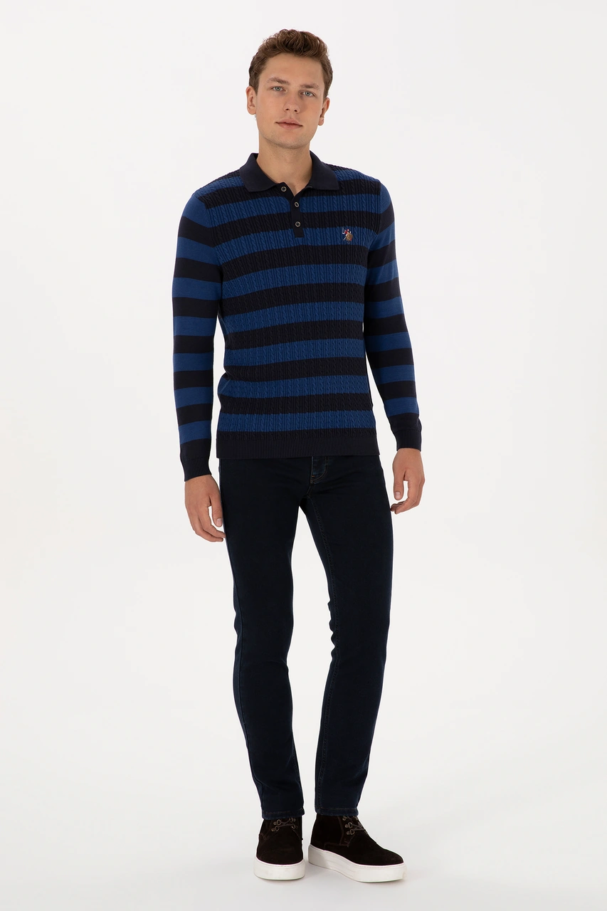 U.s. Polo Assn. Erkek Lacivert Kazak /triko 50308354-vr033 Lacivert