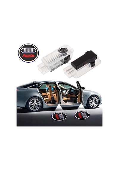 Audi A3 Kapı Altı Hayalet Logo  Lazer Led 2014-2018