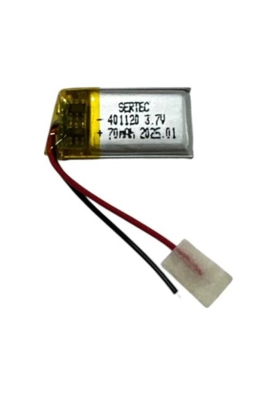 401120 3.7v 70 Mah Li-polymer Pil Devreli/1.5a