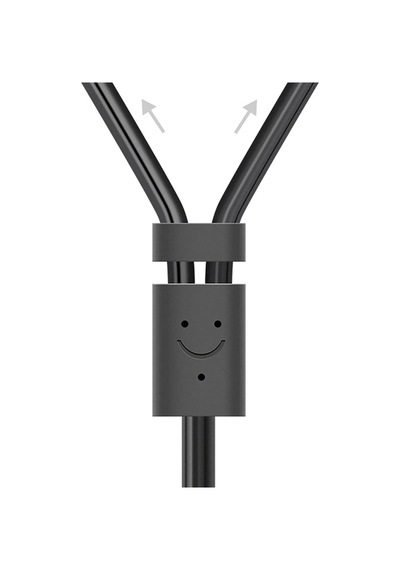 3.5mm Aux Rca Ses Kablosu, 1 Metre, Antrasit Belirtilmemiş