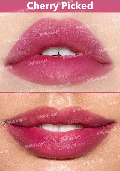 Sheglam Cherry Picked Lip & Cheek Tint Mat, Doğal Ve Nemlendirici Red