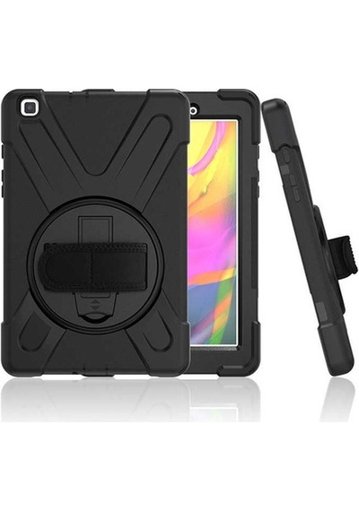 Samsung Uyumlu Galaxy Tab A 8.0 (2019) T290 Zore Defender Tablet Silikon - Siyah