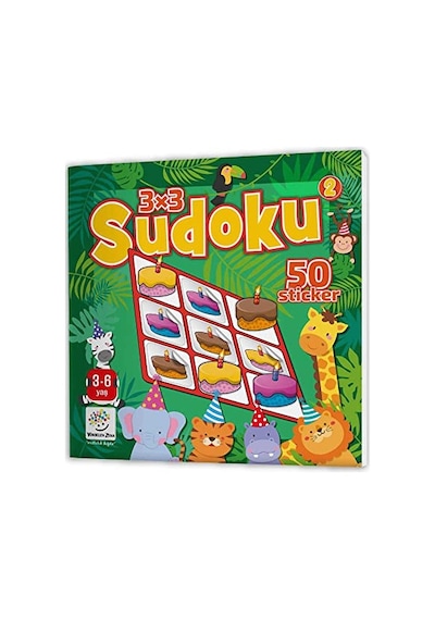 Stickerli Sudoku Serisi 3-6 Yaş - Dikkat Gelişti Abanoz