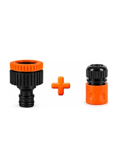 1/2 Hortum Bağlantı Aparatı + 1/2-3/4 Musluk Adaptörü Bahçe Sulama Seti Universal 1/2 Ve 3/4