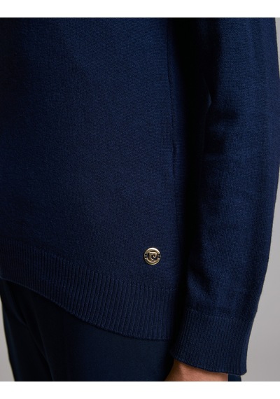 Pierre Cardin Lacivert Slim Fit Basic Kazak 50333922-vr033