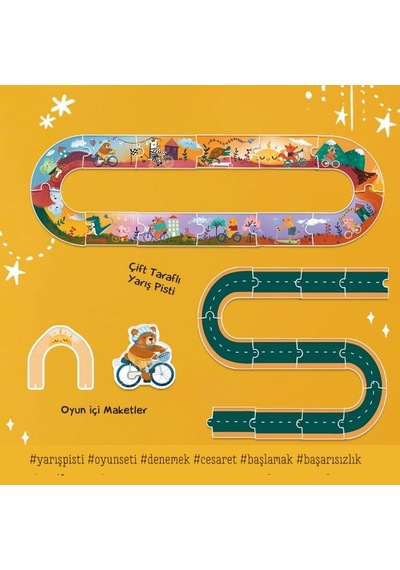 Bi Kutu Oyun Sıra Sende - Bisiklet Yarışı Kitap Ve Oyun Seti