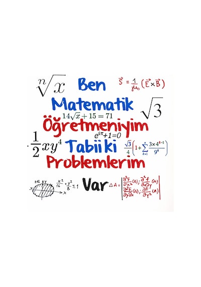 Matematik Öğretmeni Öğretmenler Günü Hediyesi Beyaz Kupa Bardak