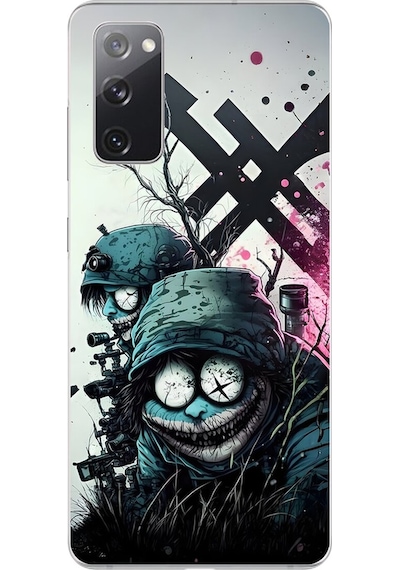Samsung Galaxy S20 Fe Uyumlu Şeffaf Kılıf Aesthetic 6 Tasarımlı