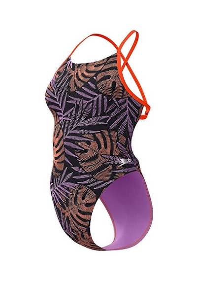 Speedo Alov Digi Tiebk 1pc Af Orange Kadın Yüzücü Mayosu 8-1284118288 Turuncu Turuncu