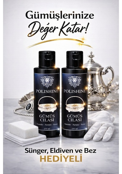 Gümüş Temizleyici Ve Parlatma Cilası 150ml 2 Adet