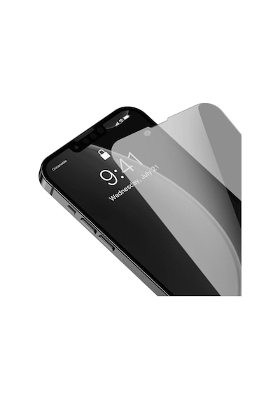 Baseus Apple Uyumlu   iPhone 13 Mini Privacy Hayalet Cam Ekran Koruyucu 2 Adet Siyah (522574920)