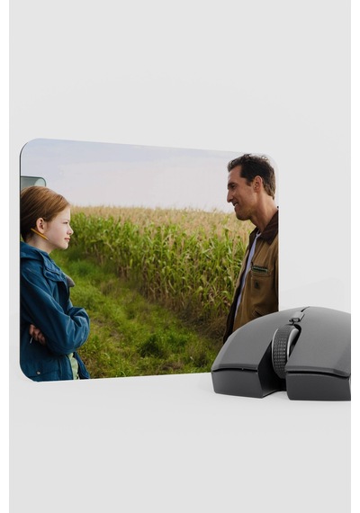 Interstellar Yıldızlararası Nolan V2 22x18 Gaming Kauçuk Kaymaz Taban Mouse Pad Fare Altlığı