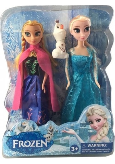 Frozen Elsa Anna Bebek 2Li Bebek Olaf