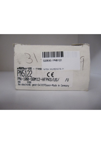 Ifm Pn5122 Pressure Sensors