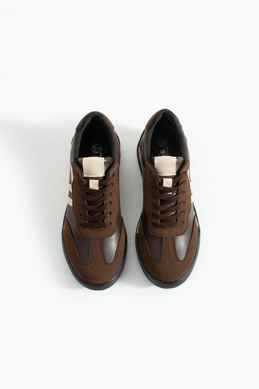 Tivana Kadın Sneaker Bağcıklı Spor Ayakkabı Tera - Kahverengi Kahverengi