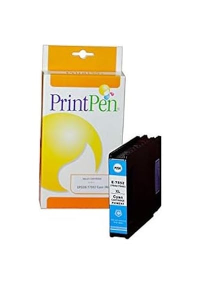 Epson T7552xl C13t755240 Cyan 4k Yüksek Kapasite Uyumlu Inkjet Kartuş