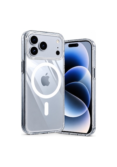 İphone 18 Pro/17 Pro Şeffaf Mika Kılıf Magsafe Uyumlu Sararmayan İnce Koruyucu Telefon Kılıfı Seffaf