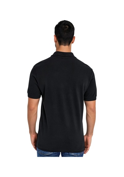 Arma Ar-ma Erkek Polo Yaka Tişört Resim Baskili Örme Kumaş Regular Fit %100 Pamuk 30/1 Çift Toplama Penye Pike Y31374357802 Siyah-s1