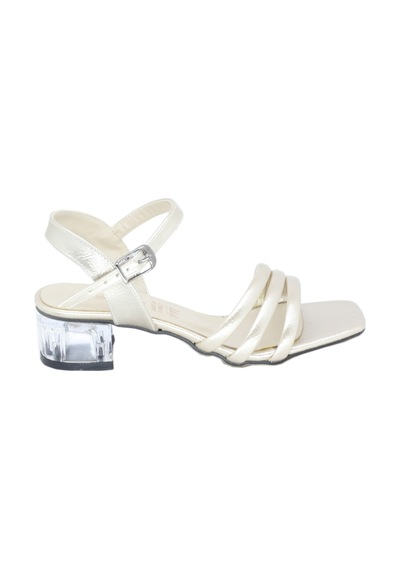 Trendyshose 04033 Şeffaf 3Cm Topuk Kadın  Ayakkabı