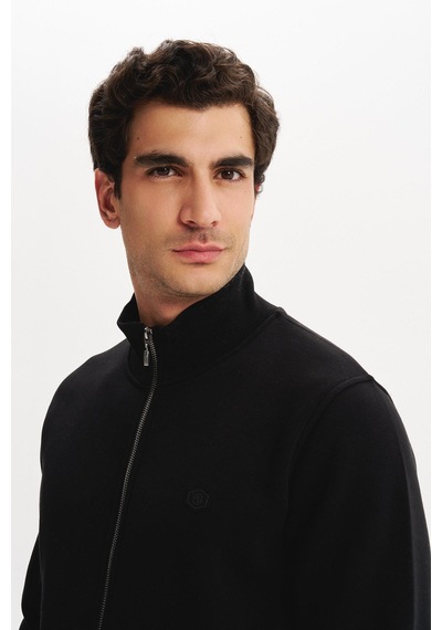 AR-MA Arma Erkek Örme Sweatshirt Regular Fit 3 İplik Basic Dik Yaka Tam Fermuarlı Cepli %70 Pamuk %30 Polyester K30324650702 Siyah AR-MA Arma Erkek Örme Sweatshirt Regular Fit 3 İplik Basic Dik Yaka Tam Fermuarlı Cepli %70 Pamuk %30 Polyester K30324650702 Siyah