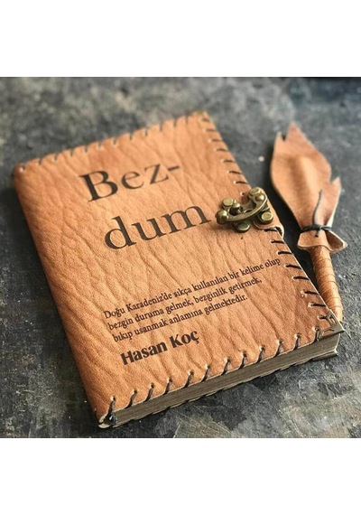 İsme Özel Bezdum Deri Defter