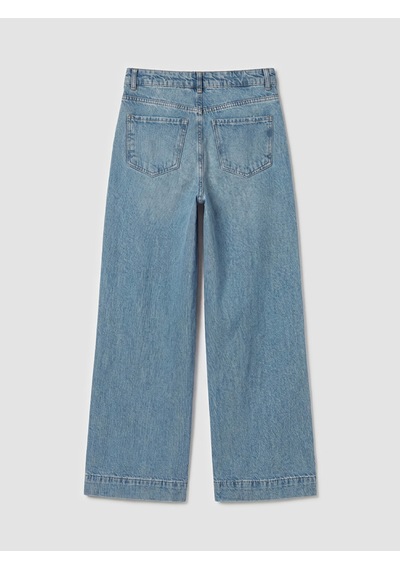 Lcw Vision İndigo Wideleg Kadın Jean Pantolon